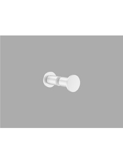 Sanco Glass Door Accessories Διπλό Πόμολο / Άγκιστρο Λευκό ματ SET-GL0670-Μ101