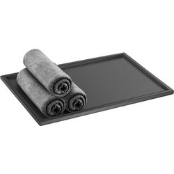 Sanco Hotel Amenities Guest Towel Tray Σκούρο γραφίτη 00136-122
