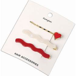 Τσιμπιδάκια μαλλίων - hair pins Funkyfish 3 τεμαχίων cherry blossom (300-31003)
