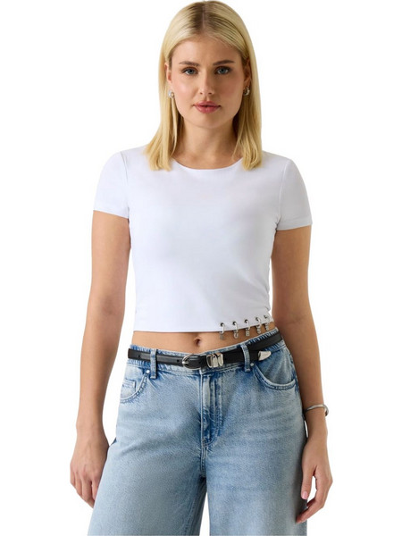 Guess Γυναικείο T-shirt W6GP11K2933-G011 Λευκό