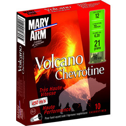 Mary Arm Volcano Chevrotine Φυσίγγια Δράμια 12Cal 70mm 21βολα 28gr 10τμχ