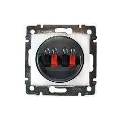 Valena μηχανισμός πρίζα Hi-Fi διπλή λευκό 774424