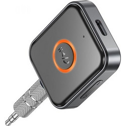 Bluetooth Receiver Borofone Suave - AUX 3.5mm Adapter με Bluetooth 5.3 - Ασύρματη Μετάδοση Ήχου για Αυτοκίνητο & Ηχεία, Plug & Play