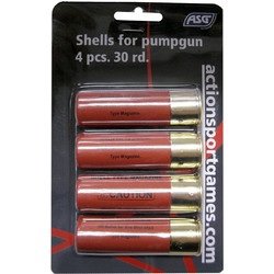 Shells for pumpgun, 4 pc. 30 rd