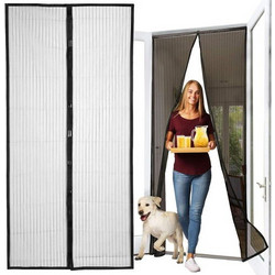 Σίτα Πόρτας Μαγνητική Μαύρη 80/90/100 x 210/220cm (κόβεται σε διάφορα μεγέθη)