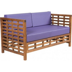 Sofa Καναπές Ξύλινος 2 Θέσεων 134x70x70εκ