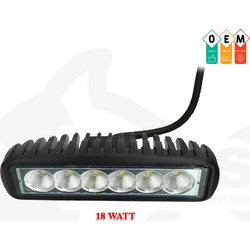 Προβολέας LED Μαύρος 9-60VDC Ορθογώνιος OEM 18W
