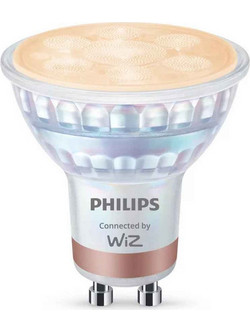WΙΖ SΜΑRΤ ΛΆΜΠΕΣ WΙ-FΙ ΒLΕ 50W GU10 GLΑSS 927-65 ΤW 1ΡF/6 Tunable White