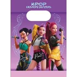 ΧΑΡΤΙΝΗ ΤΣΑΝΤΑ ΔΩΡΟΥ K-POP DEMON HUNTERS 4 τεμ. (98644)