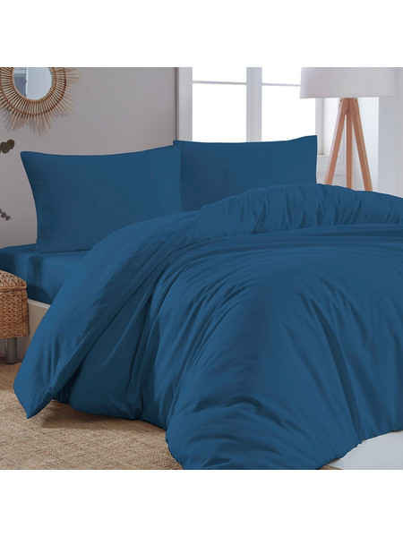 Beauty Home Παπλωματοθήκη υπέρδιπλη μονόχρωμη Art 1999 230x250 Μπλε