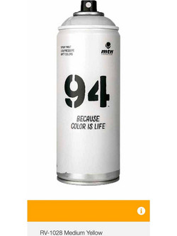 Montana Colors MTN 94 Σπρέι Βαφής Medium Yellow 400ml