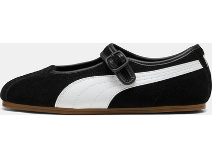 Puma Tacklette Γυναικείες Μπαλαρίνες 408550-01 Black-White-Gum