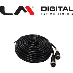 LM DIGITAL LM ACC X-12 4P Επεκταση Καλωδιου Καμερας 4Pin 12 Μετρα