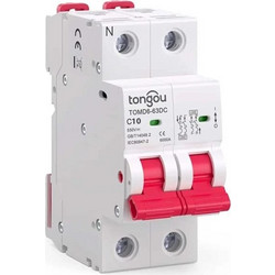 TONGOU DC circuit breaker 10A/C two-pole (TOMD6-63)