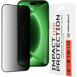 Techsuit - 111D Privacy Full Glue - iPhone 18 Pro - Black