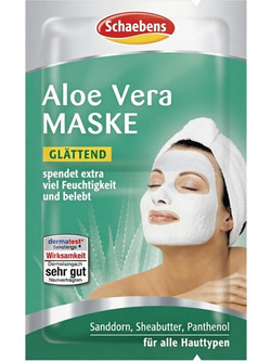 Schaebens Aloe Vera Μάσκα Προσώπου 2x5ml