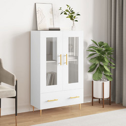 vidaXL Ντουλάπα από Επεξεργασμένο Ξύλο (Κωδ. 3030760) - λευκό, 695-x-31-x-115-εκ
