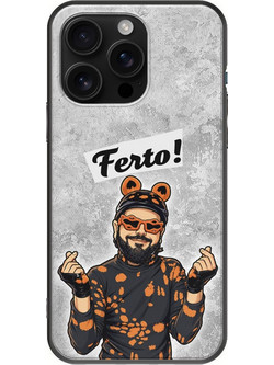 Θήκη Iconic Music Collection - Ferto! iPhone 16 Pro Max Black TPU (Μαύρη Σιλικόνη)