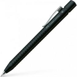 Faber-Castell 2011 Μηχανικό Μολύβι 0.7mm με Γόμα Black Metal - FABER-CASTELL