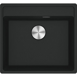 Franke Maris Bowl MRG 610-52 TL Ένθετος Νεροχύτης Γρανίτη Ματ Total Black Matt