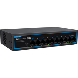 SF10P Unmanaged PoE+ Switch με 8 θύρες PoE + 2 θύρες Uplink