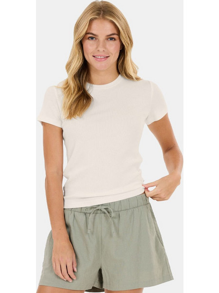 Athlecia Lenga Rib Γυναικείο T-Shirt EA261341-1002 White