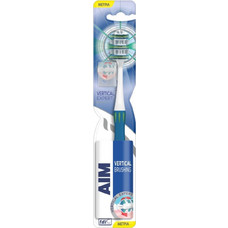 Aim Vertical Expert Medium Οδοντόβουρτσα Μπλε