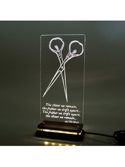 World of Wood - Φωτιστικό LED Dali Scissors W00738 Πολύχρωμο