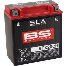 BS Μπαταρία Μοτοσυκλέτας BTX20CH Gel 270A 19Ah