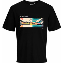 Κοντομάνικο REGULAR T-Shirt SUGA SRB-15 Μαύρο