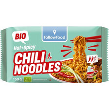 NOODLES ΤΣΙΛΙ ΚΑΥΤΕΡΑ & ΠΙΚΑΝΤΙΚΑ 159ΓΡ FOLLOW FOOD BIO