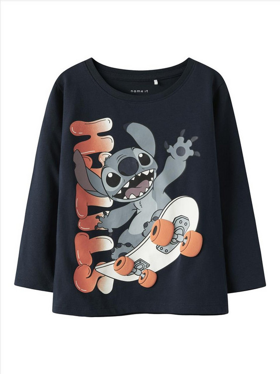 Name It Lilo & Stitch Παιδικό Φούτερ Navy Μπλε 13247167