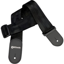 DIMARZIO DD-3100NBK Nylon Seatbelt Ζώνη Κιθάρας σε Μαύρο Χρώμα