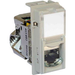 Πρίζα Rj45 Cat 6A Stp 1 Στοιχείων Sand Living Now