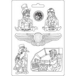ΚΑΛΟΥΠΙ ΣΙΛΙΚΟΝΗΣ STAMPERIA Α4 - SIR VAGABOND AVIATOR FLY HIGH