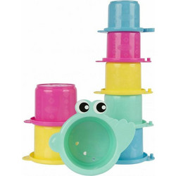Playgro Κύπελλα Στοίβαξης Croc Cups 8τμχ 6+ Μηνών