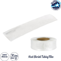 GLOBOSTAR(R) SHRINKTUBE 79970-1 Θερμοσυστελλόμενο Μακαρόνι Στεγανοποίησης για Neon Flex LED Αδιάβροχο IP65 - Διάφανο - Μ20 x Π4 x Υ4cm/Π2 x Υ2cm
