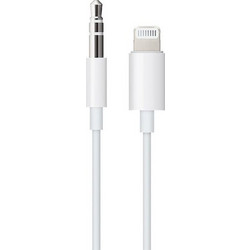 Apple Jack 3.5mm To Lightning Cable, 1.2m, White (MXK22AM/A)