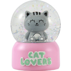 iTotal - Snow globe - Grey Cat