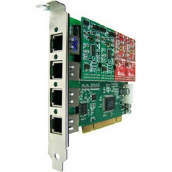 OPENVOX A400P03 4 PORT ANALOG PCI CARD + 3 FXO MODULES