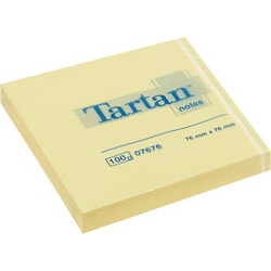 3M TARTAN 76 X 76 MM ΚΙΤΡΙΝΑ 100 ΦΥΛΛΑ