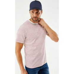 Mexx T-Shirt Ριγέ Λευκή - Κόκκινη Με Λαιμόκοψη Κόκκινο