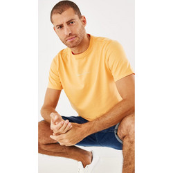 Mexx T-Shirt Πορτικαλί Με Λαιμόκοψη Πορτοκαλί