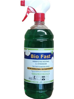 BioFast(R) ΒιοΚαθαριστικό- Απολιπαντικό κουζίνας και επιφανειών με Ενζυμα 1L (Biological Cleaner and Deodoriser)