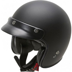 Garibaldi G02X Fiberglass Matt Black Κράνος Μηχανής Jet 1050gr