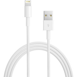 Apple Charge Cable USB to Lightning Λευκό 1m (MXLY2ZM/A)