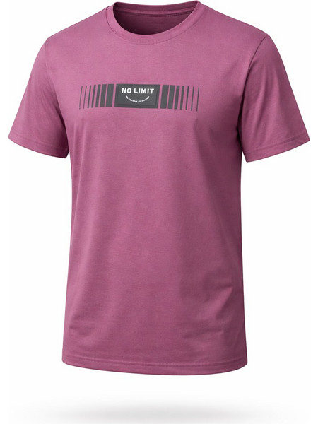 NEW WAVE Ανδρικό T-Shirt No Limit Λαιμόκοψη Βαμβάκι 261-15 Μελιτζανί