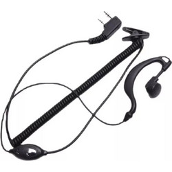 Επαγγελματικό Handsfree Μακρύ SPIRAL μικροακουστικό με PTT πέτου με 2 pin για ασυρμάτους και πομποδέκτες Baofeng-Original TC-403