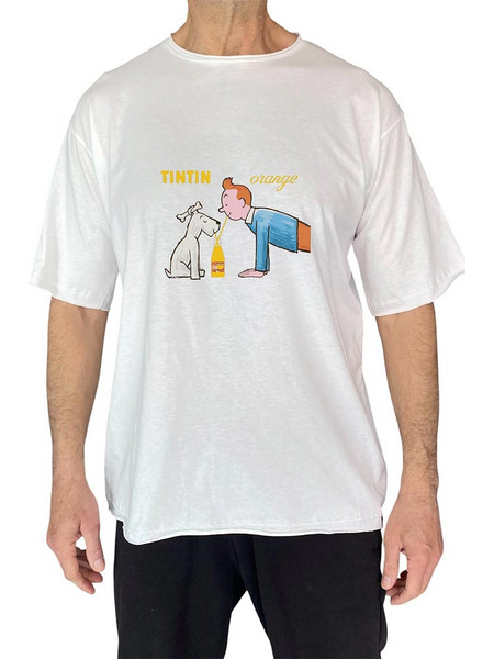 Bigbong Tintin Oversize T-shirt White 103-88-WH