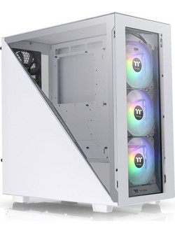 Thermaltake Divider 300 TG ARGB Snow Gaming Midi Tower Κουτί Υπολογιστή με Πλαϊνό Παράθυρο